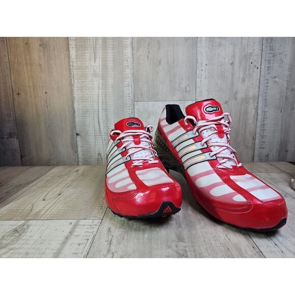 Adidas Bounce Spectrum 2007 Red White Men’s Size 12 Rare Running Shoes 070489 - Picture 2 of 9